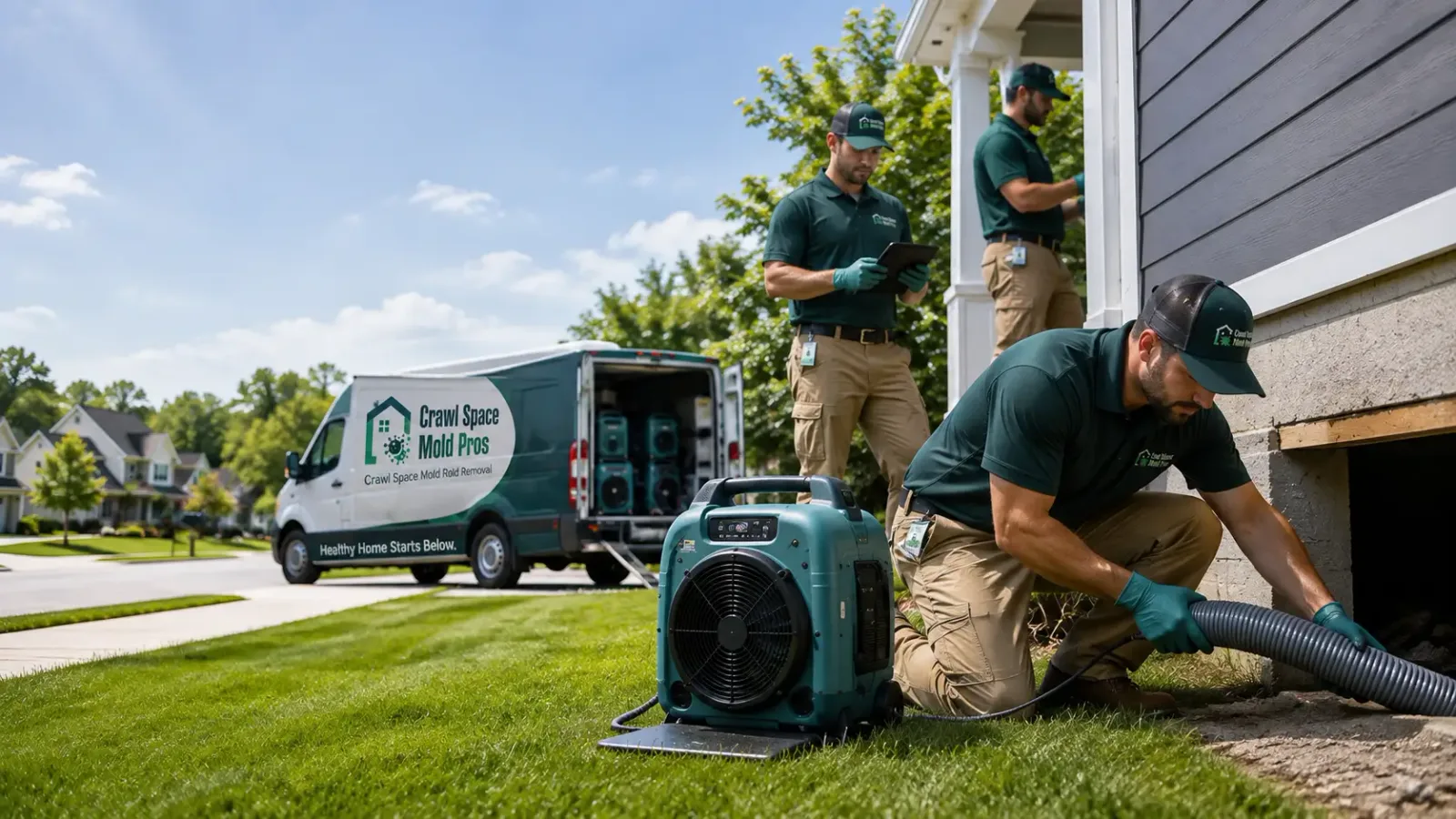 Crawl Space Mold Removal in Bloomfield Hills, MI
